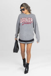 OKLAHOMA SOONERS ON THE HUNT FADED WASH PULLOVER