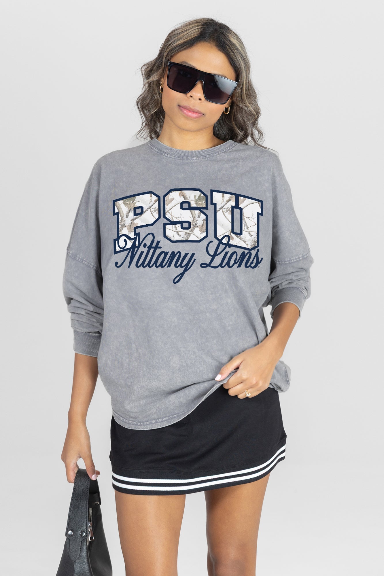 PENN STATE NITTANY LIONS ON THE HUNT FADED WASH PULLOVER