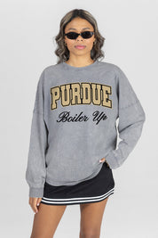PURDUE BOILERMAKERS ON THE HUNT FADED WASH PULLOVER