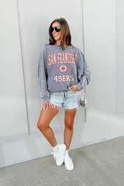 SAN FRANCISCO 49ERS FINAL SCORE FADED WASH PULLOVER