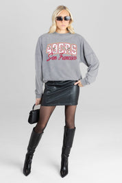 SAN FRANCISCO 49ERS ON THE HUNT FADED WASH PULLOVER