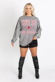 TAMPA BAY BUCCANEERS FINAL SCORE FADED WASH PULLOVER
