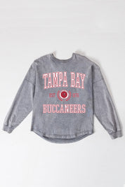TAMPA BAY BUCCANEERS FINAL SCORE FADED WASH PULLOVER