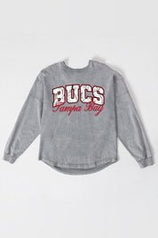 TAMPA BAY BUCCANEERS ON THE HUNT FADED WASH PULLOVER