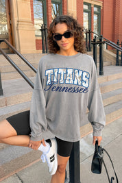 TENNESSEE TITANS ON THE HUNT FADED WASH PULLOVER