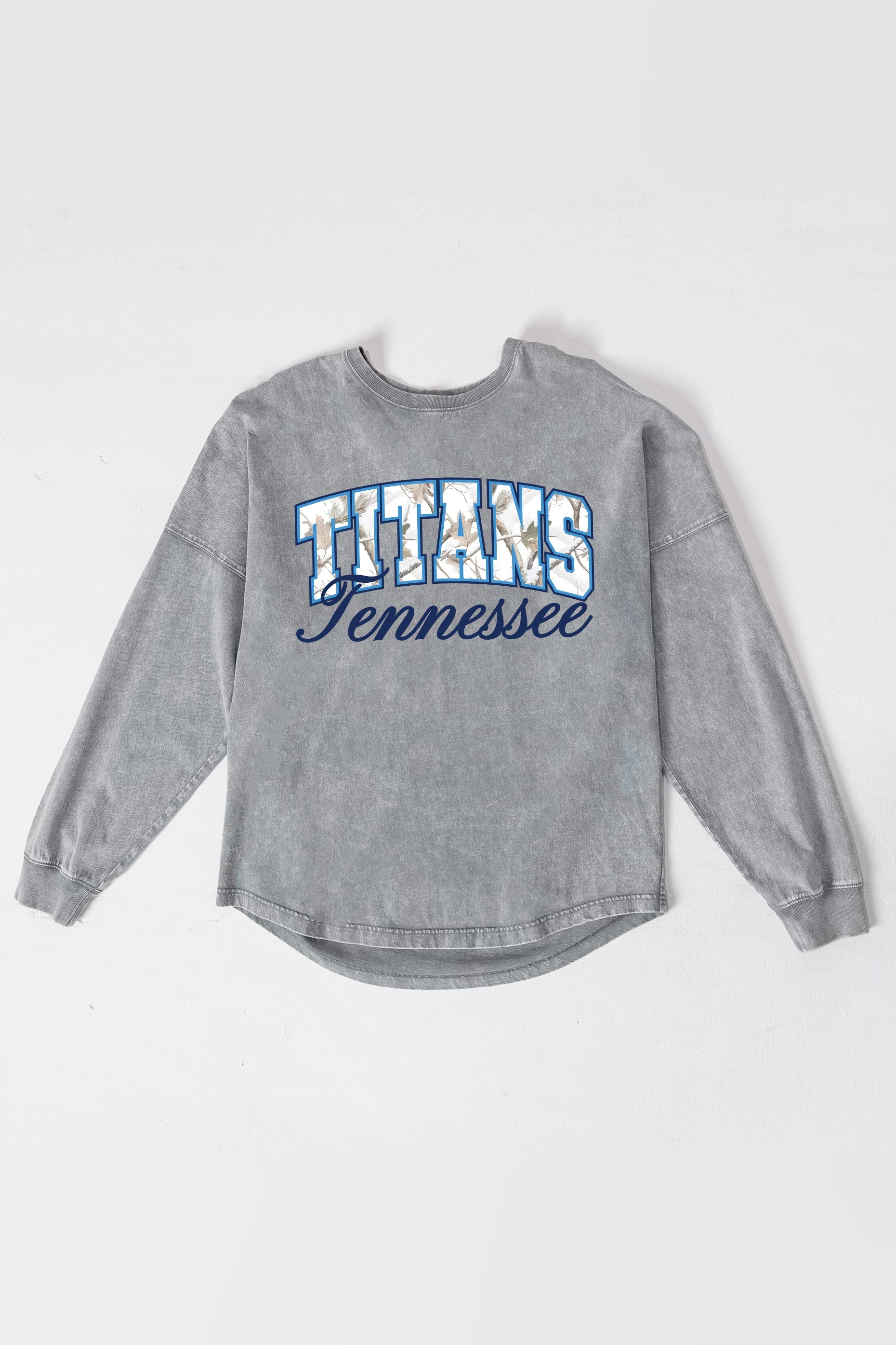 TENNESSEE TITANS ON THE HUNT FADED WASH PULLOVER