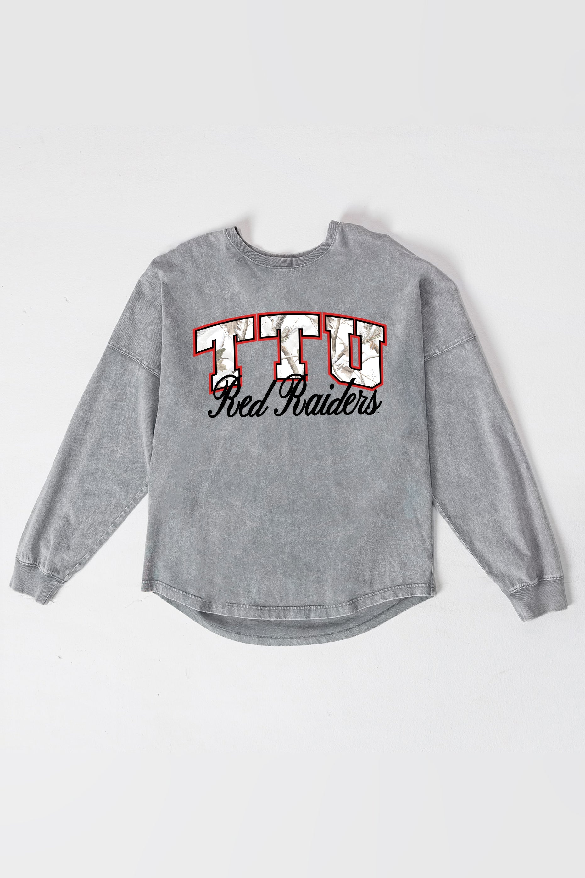 TEXAS TECH RED RAIDERS ON THE HUNT FADED WASH PULLOVER