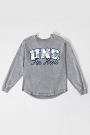 NORTH CAROLINA TAR HEELS ON THE HUNT FADED WASH PULLOVER
