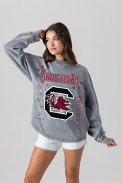 SOUTH CAROLINA GAMECOCKS STARBOUND OVERSIZED LONG SLEEVE SNOW WASH TEE