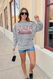 SOUTH CAROLINA GAMECOCKS ON THE HUNT FADED WASH PULLOVER