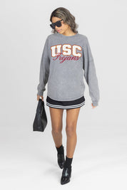 USC TROJANS ON THE HUNT FADED WASH PULLOVER
