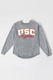 USC TROJANS ON THE HUNT FADED WASH PULLOVER