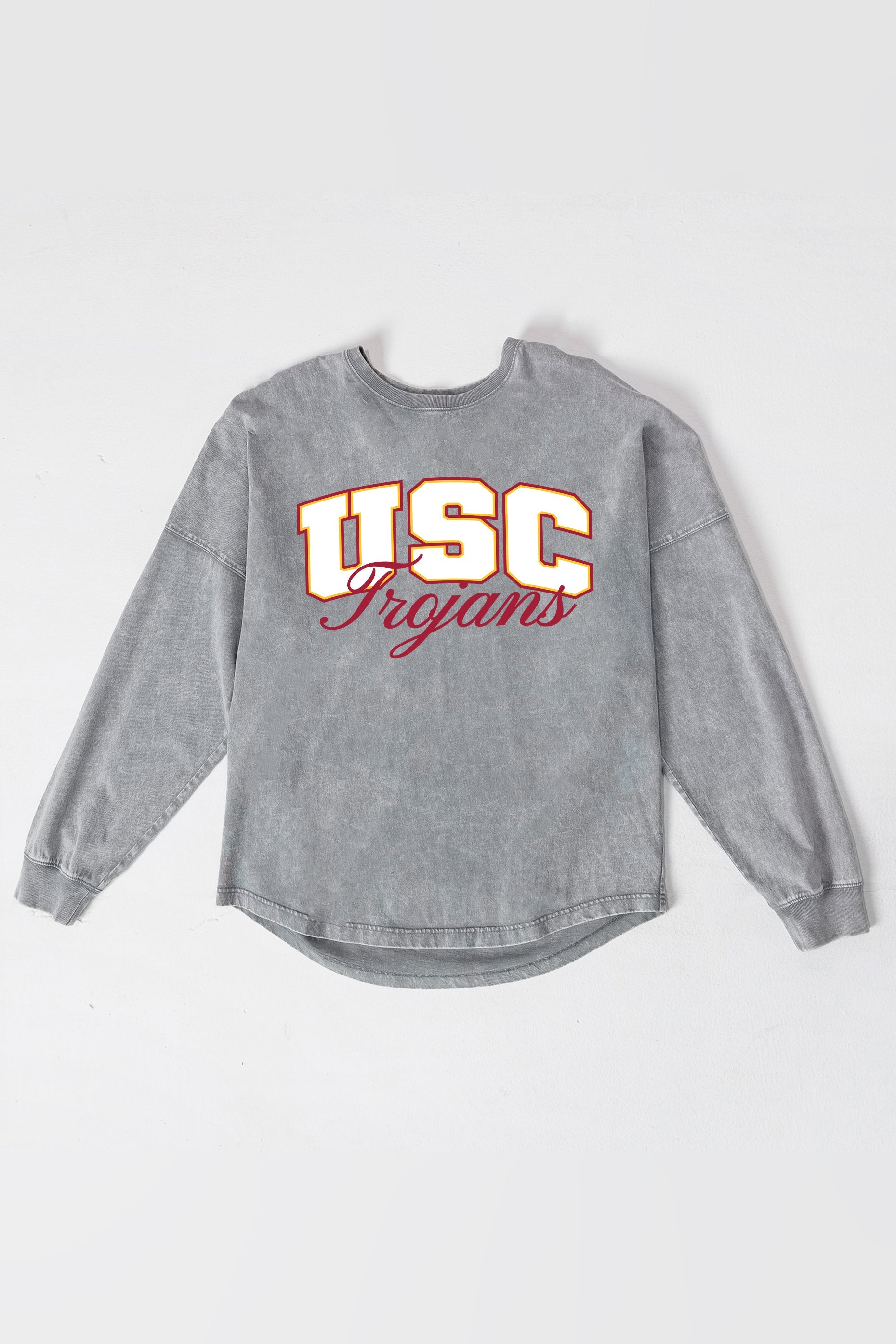 USC TROJANS ON THE HUNT FADED WASH PULLOVER