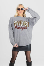 WASHINGTON COMMANDERS ON THE HUNT FADED WASH PULLOVER
