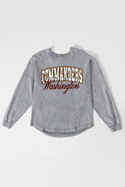 WASHINGTON COMMANDERS ON THE HUNT FADED WASH PULLOVER