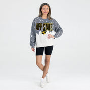 APPALACHIAN STATE MOUNTAINEERS CASUAL FAN LONG-SLEEVE FRENCH TERRY PULLOVER