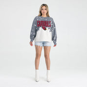 ARIZONA CARDINALS CASUAL FAN LONG-SLEEVE FRENCH TERRY PULLOVER