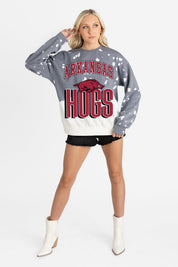 ARKANSAS RAZORBACKS ARCH RIVALS LONG-SLEEVE FRENCH TERRY PULLOVER