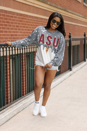 ARIZONA STATE SUN DEVILS CASUAL FAN LONG-SLEEVE FRENCH TERRY PULLOVER