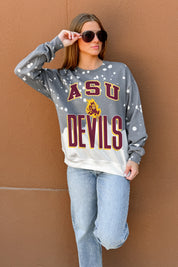 ARIZONA STATE SUN DEVILS ARCH RIVALS LONG-SLEEVE FRENCH TERRY PULLOVER