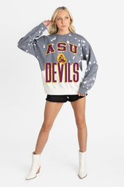 ARIZONA STATE SUN DEVILS ARCH RIVALS LONG-SLEEVE FRENCH TERRY PULLOVER
