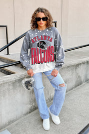 ATLANTA FALCONS ARCH RIVALS LONG-SLEEVE FRENCH TERRY PULLOVER