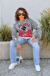 ATLANTA FALCONS ARCH RIVALS LONG-SLEEVE FRENCH TERRY PULLOVER