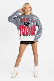 ATLANTA FALCONS ARCH RIVALS LONG-SLEEVE FRENCH TERRY PULLOVER