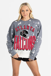 ATLANTA FALCONS ARCH RIVALS LONG-SLEEVE FRENCH TERRY PULLOVER