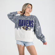 BALTIMORE RAVENS CASUAL FAN LONG-SLEEVE FRENCH TERRY PULLOVER