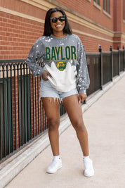 BAYLOR BEARS CASUAL FAN LONG-SLEEVE FRENCH TERRY PULLOVER