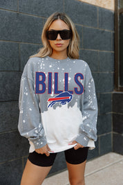 BUFFALO BILLS CASUAL FAN LONG-SLEEVE FRENCH TERRY PULLOVER