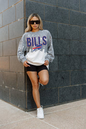 BUFFALO BILLS CASUAL FAN LONG-SLEEVE FRENCH TERRY PULLOVER