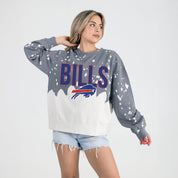 BUFFALO BILLS CASUAL FAN LONG-SLEEVE FRENCH TERRY PULLOVER