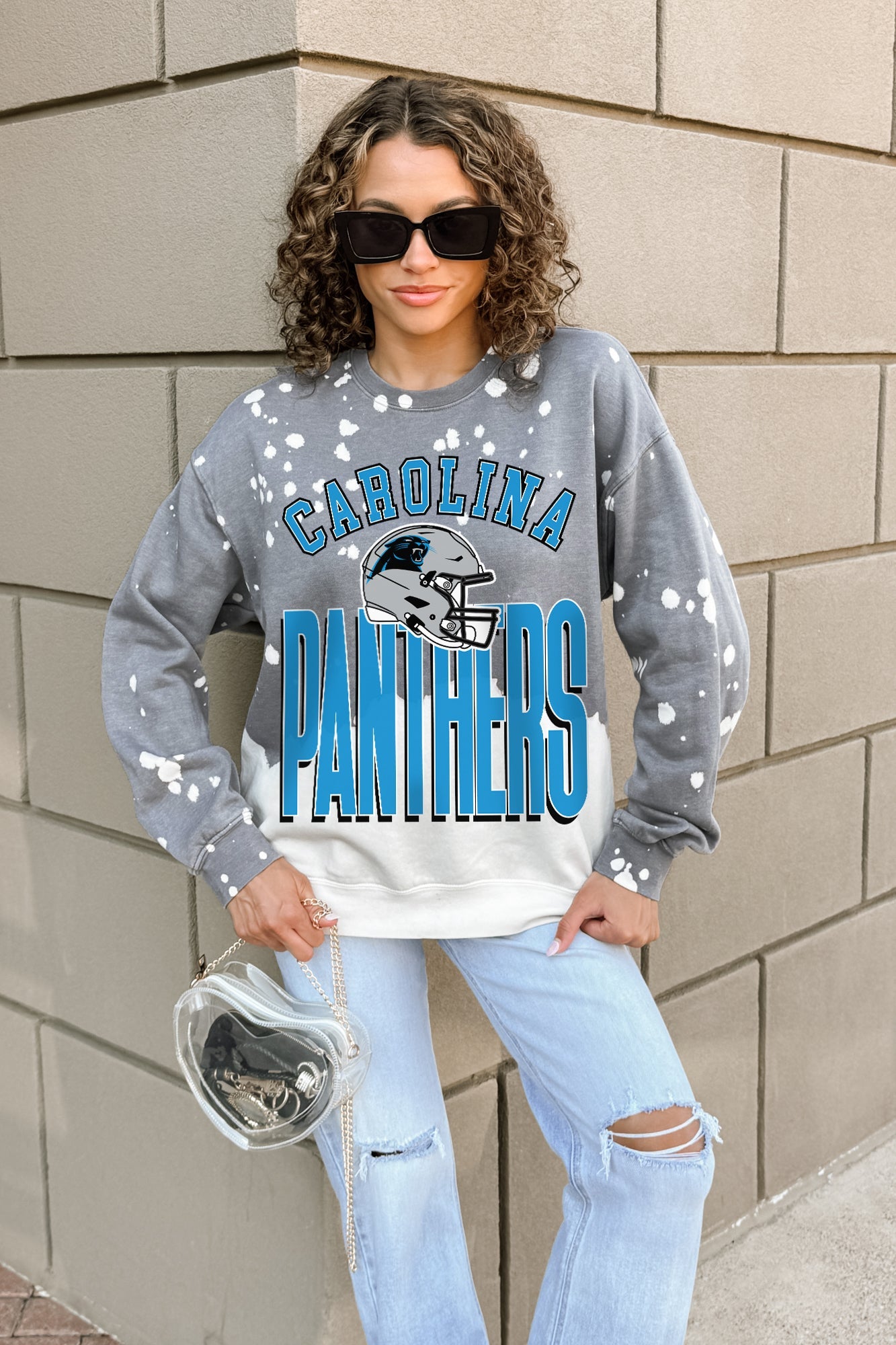 CAROLINA PANTHERS ARCH RIVALS LONG-SLEEVE FRENCH TERRY PULLOVER