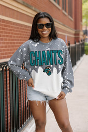 COASTAL CAROLINA CHANTICLEERS CASUAL FAN LONG-SLEEVE FRENCH TERRY PULLOVER
