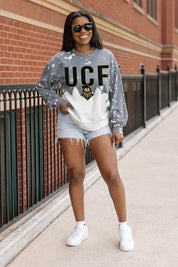 CENTRAL FLORIDA KNIGHTS CASUAL FAN LONG-SLEEVE FRENCH TERRY PULLOVER