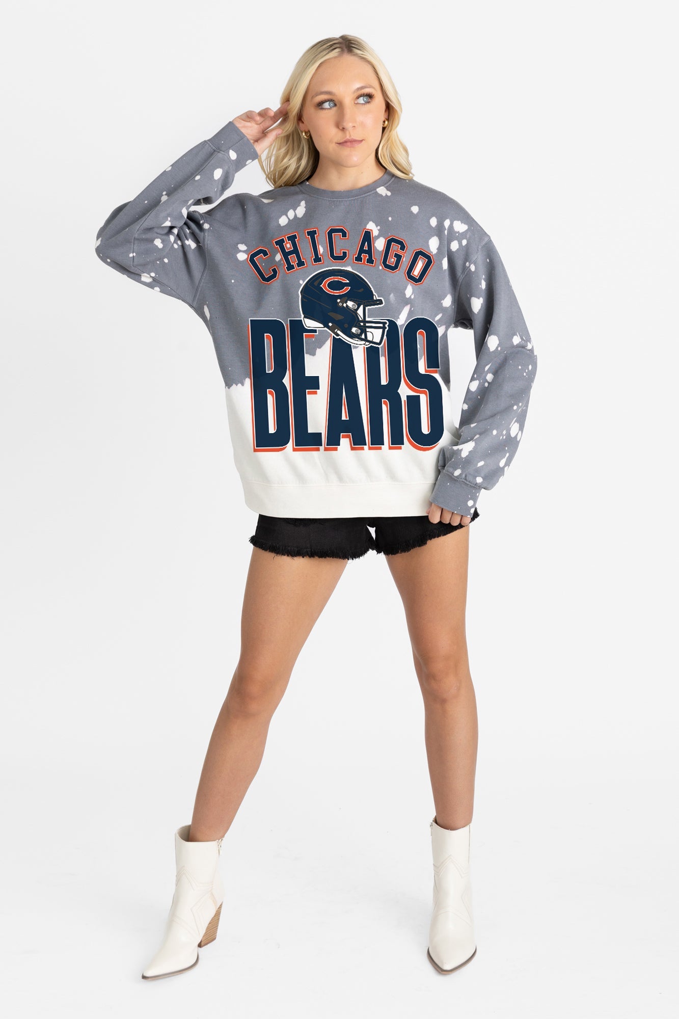 CHICAGO BEARS ARCH RIVALS LONG-SLEEVE FRENCH TERRY PULLOVER