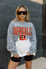 CINCINNATI BENGALS CASUAL FAN LONG-SLEEVE FRENCH TERRY PULLOVER