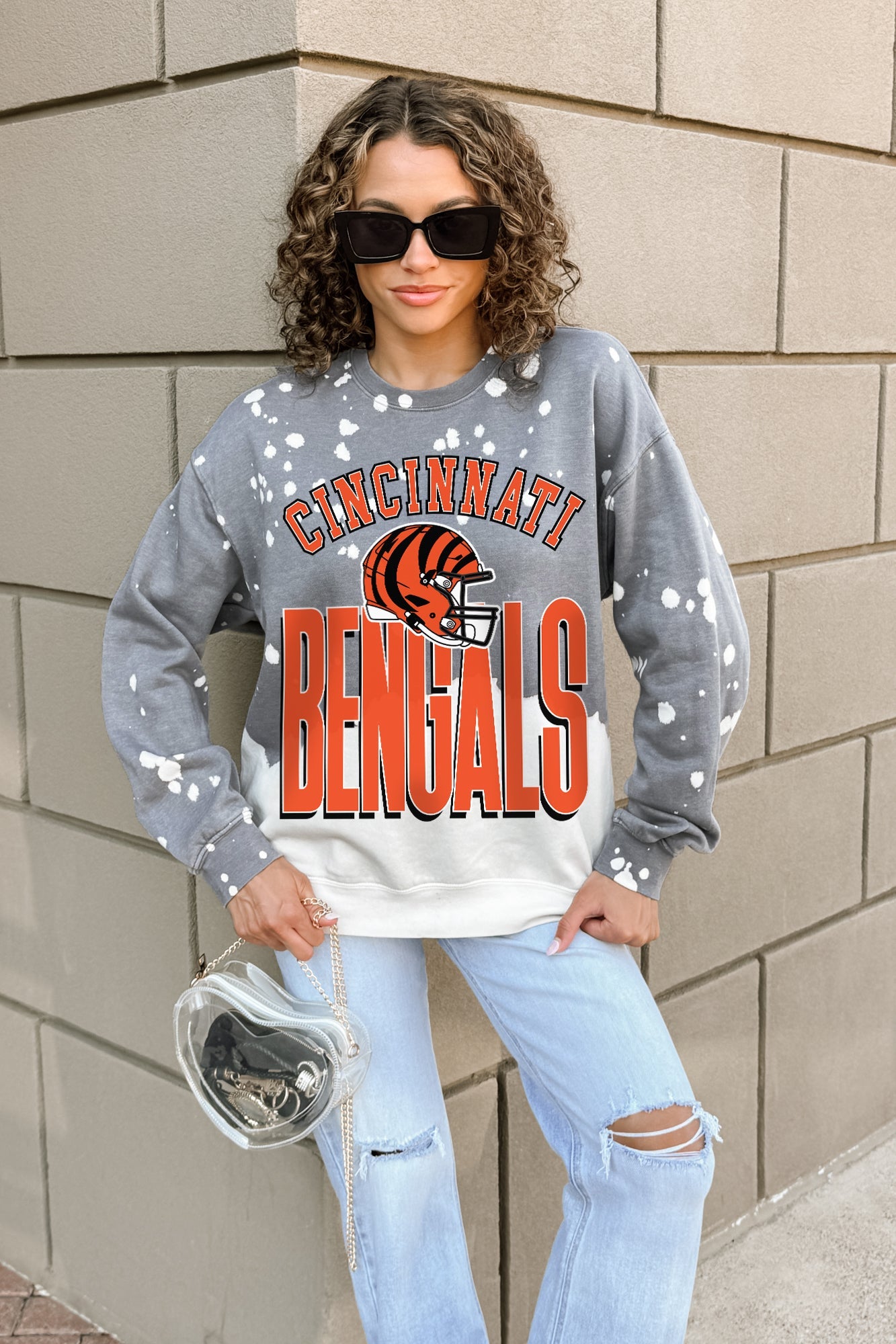 CINCINNATI BENGALS ARCH RIVALS LONG-SLEEVE FRENCH TERRY PULLOVER