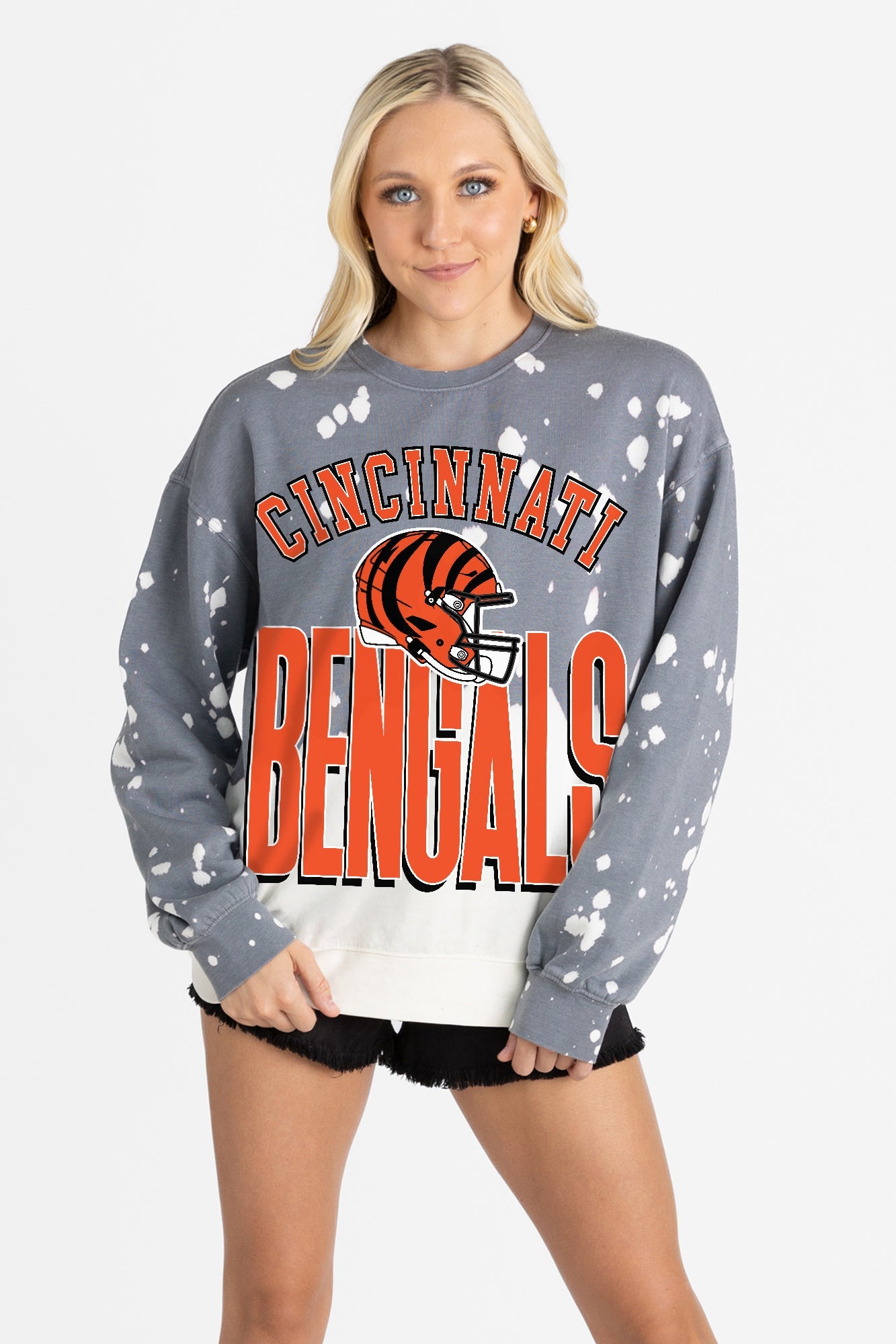 CINCINNATI BENGALS ARCH RIVALS LONG-SLEEVE FRENCH TERRY PULLOVER