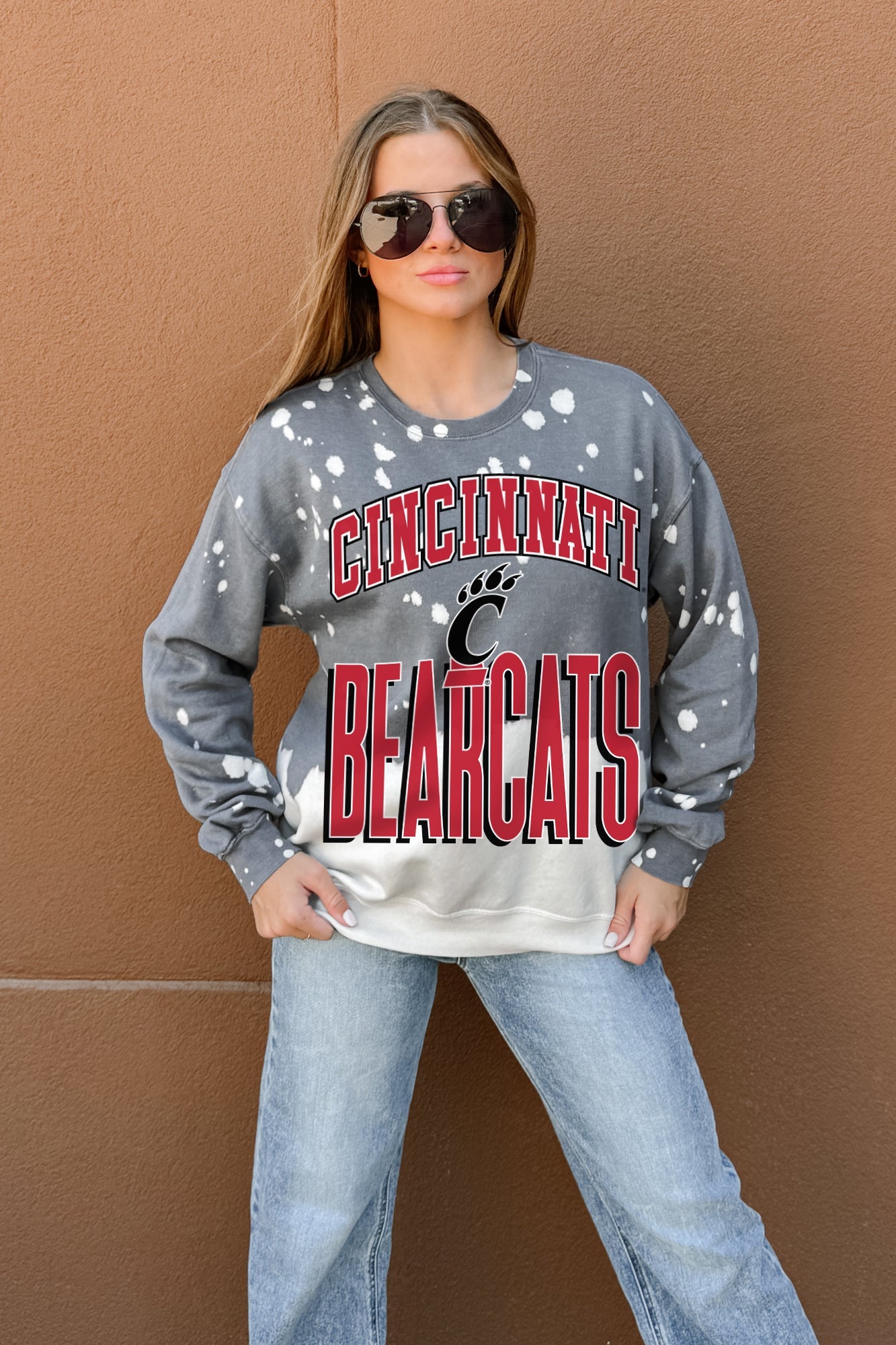 CINCINNATI BEARCATS ARCH RIVALS LONG-SLEEVE FRENCH TERRY PULLOVER