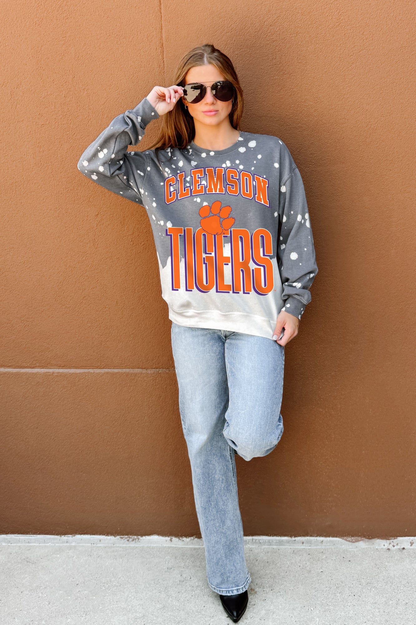 CLEMSON TIGERS ARCH RIVALS LONG-SLEEVE FRENCH TERRY PULLOVER