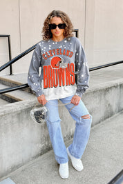 CLEVELAND BROWNS ARCH RIVALS LONG-SLEEVE FRENCH TERRY PULLOVER