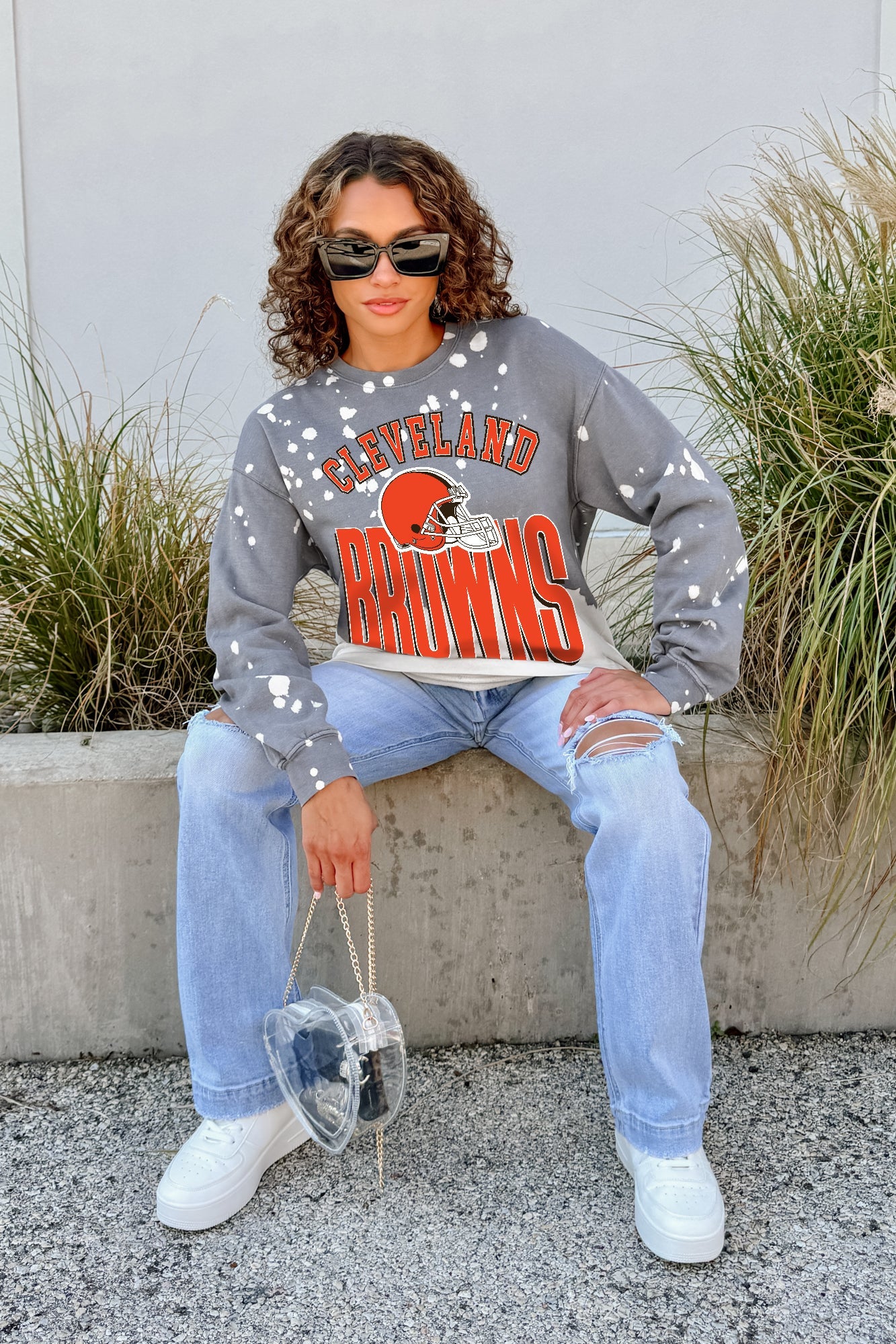 CLEVELAND BROWNS ARCH RIVALS LONG-SLEEVE FRENCH TERRY PULLOVER