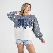 DALLAS COWBOYS CASUAL FAN LONG-SLEEVE FRENCH TERRY PULLOVER