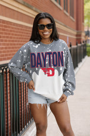 DAYTON FLYERS CASUAL FAN LONG-SLEEVE FRENCH TERRY PULLOVER
