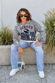 DENVER BRONCOS ARCH RIVALS LONG-SLEEVE FRENCH TERRY PULLOVER