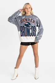 DENVER BRONCOS ARCH RIVALS LONG-SLEEVE FRENCH TERRY PULLOVER