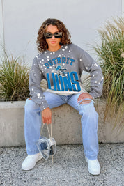 DETROIT LIONS ARCH RIVALS LONG-SLEEVE FRENCH TERRY PULLOVER